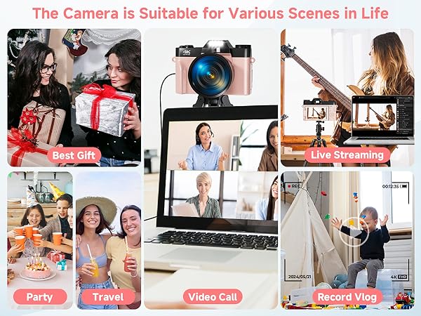 point and shoot digital cameras,4k ultra hd digital camera digital camera with flip screen 
