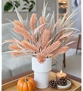 7 PCS Artificial Stems Fake Plants for Spring Summer Decor, 26 in Fake Leaves Greenery Branches O...