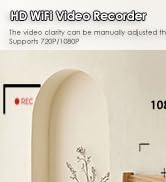 AiLuce Hidden Camera Detector WiFi Clock Camera HD 1080P Nanny Camera with Night Vision Motion De...