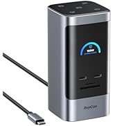 RayCue USB C Docking Station, 15in1 Triple Display with 5 Shortcut Button, Smart Display, DP&amp;HDMI...