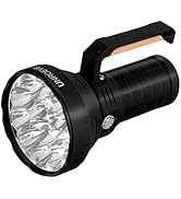 W322-1 Brightest Flashlight 58000 Lumens,Super Bright Flashlight with 16 pcs Cree XHP50.3 LEDs,Hi...