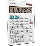 Sharp EL-334WB Business Calculator, White 4.0