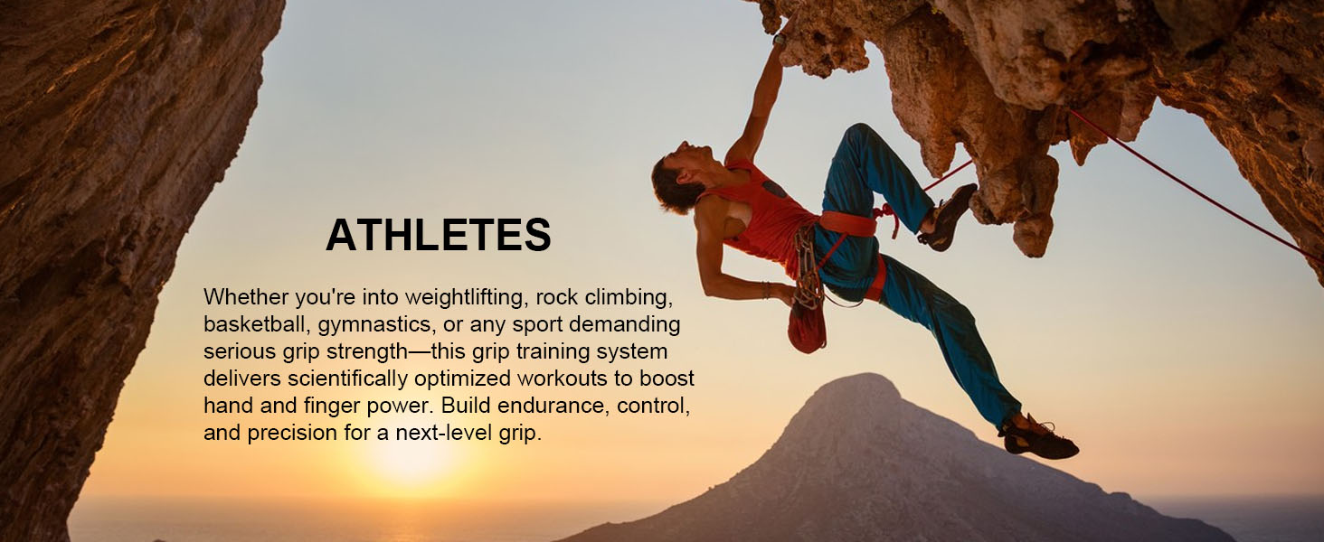 Grip Strength Trainer Kit, Hand Gripper Strengthener