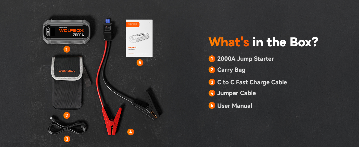 car jump starter 2000A