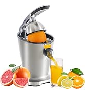 OLIXIS Electric Citrus Juicer, Automatic Orange Juicer Machine &amp; Lemon Squeezer with One-Touch Op...