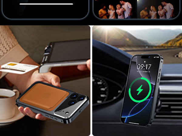 Magnetic Privacy Case for iPhone 17 Pro [Compatible with MagSafe]