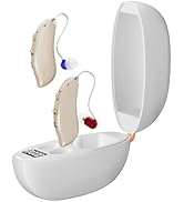 Hearing Aids for Seniors, USB Rechargeable Hearing Aids with Smart Noise Cancelling &amp; Clear Sound...