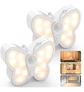 MY BEAUTY LIGHT Bright Dimmable Butterfly LED Night Light, Smart Motion Sensor Night Light Lamp w...