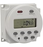 Mini Programmable Timer Switch, 1 Second to 168 Hours, Electronic Automatic Time Control Device, ...