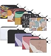 Coin Purse for Women 10 Pack Purse Pouches for Inside Purse Deanfun Mini Change Wallet with Zippe...