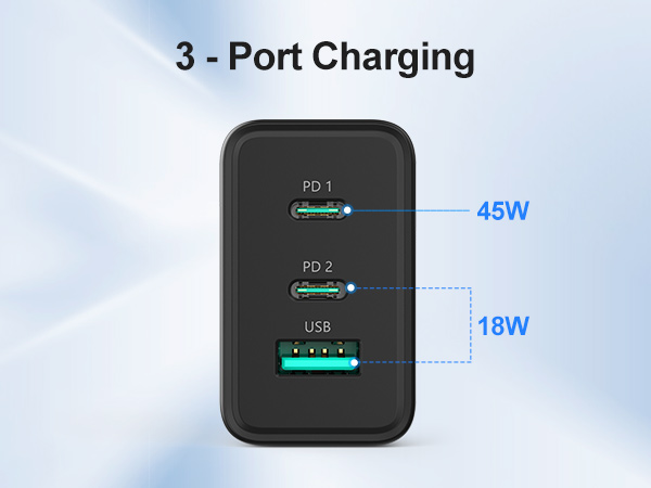 Three-Port Charging