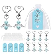 40 Sets Baby Shower Favors for Boys, Guests Gifts Including Elephant Keychains Decorations,Drawst...