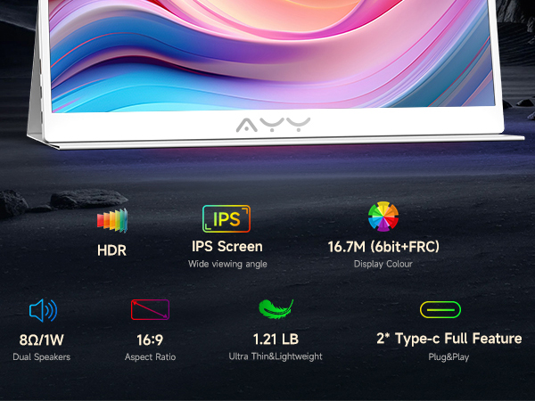 portable monitor,portable monitor for laptop,portable gaming monitor,15.6inch portable monitor