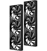 upHere 360mm All-in-One Computer Case Fan with PWM 4-Pin Interface High Performance Cooling Low N...