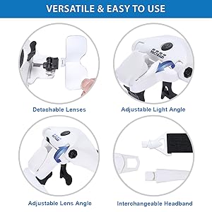Head Magnifying Glass Adjustable
