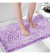 Yimobra Bath Mats for Bathroom Non Slip, 28x17.5, Extra Soft Chenille Bathroom Rugs, Fluffy Plush...