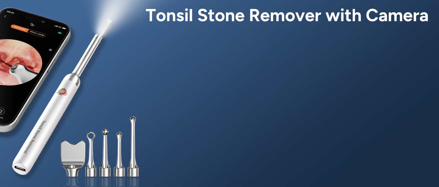 Tonsil Stone Remover with Camera