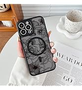 XIZYO Magnetic Case for iPhone 13 Pro Max Case 6.7 Inch Floral Rose Cute Phone Case [Compatible w...