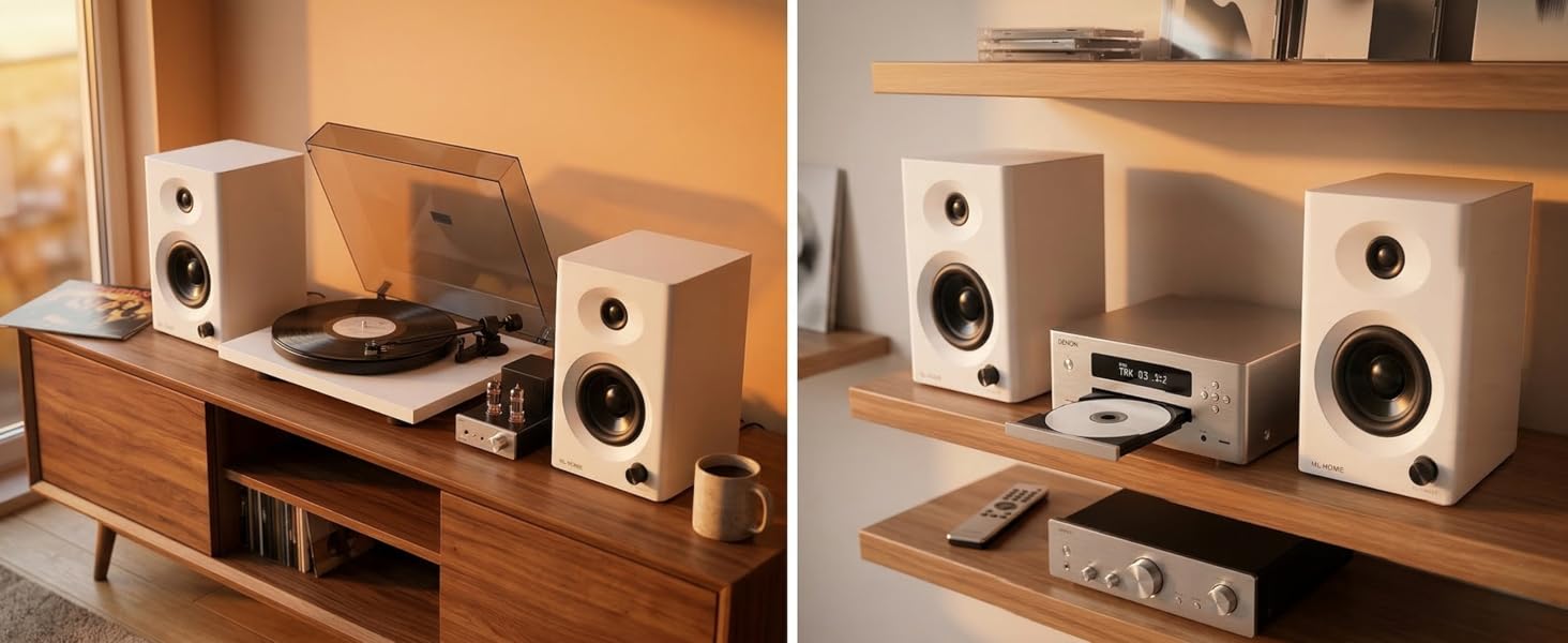 bookshelf speakers for record player
