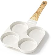 Nonstick Egg Frying Pan, 4-Cup Granite Non Stick Omelette Pan Skillet for Breakfast, Pancake Pan ...