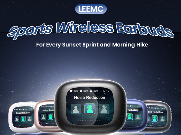 Latest wireless earbuds with touchscreen for sports