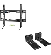 Fixed TV Wall Mount for Most 26-60 Inch TVs, Low Profile TV Mount with Quick Release Lock&amp;Univers...