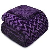 Whale Flotilla Faux Fur Sherpa Throw Blanket for Couch Sofa, Cozy Reversible Fuzzy Fluffy Plush T...