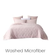 BOURINA Reversible Quilt Coverlet Set Queen - Pre-Washed Microfiber Ultra Soft Lightweight Star Q...