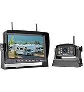 ZEROXCLUB Magnetic Wireless RV Backup Camera System: Rear Camera with 7" HD 1080P DVR Monitor, DV...
