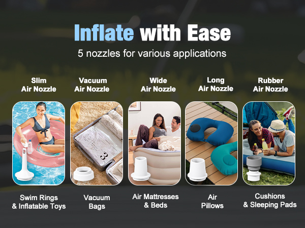 IYES.TOP Mini Portable Air Pump