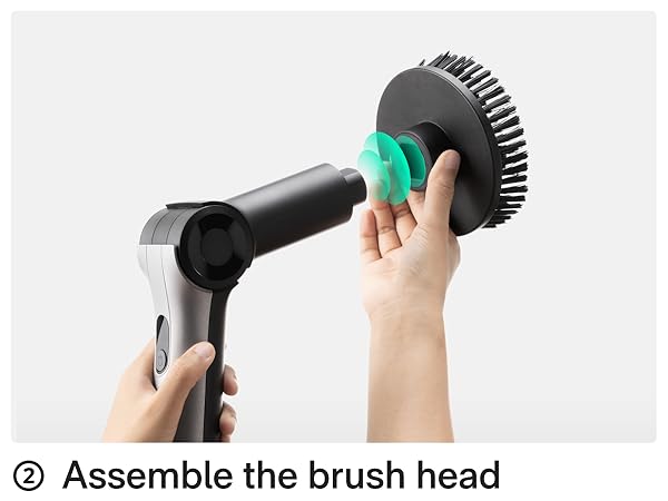 assemble the brush head