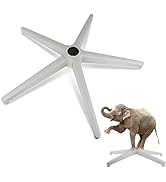 Desk Chair Base Replacement 28 Inch with Reinforced Metal Legs-Chair Bottom Part for Most Chairs,...