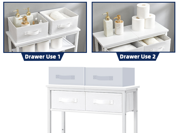 Freestanding Above The Toilet Storage Cabinet