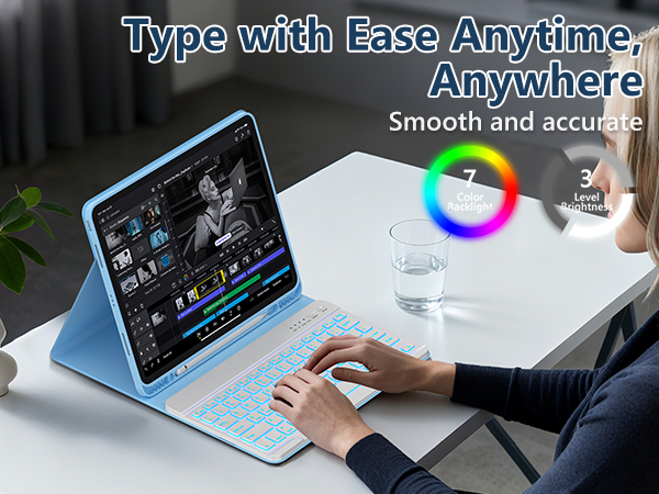 7 Color Backlit
