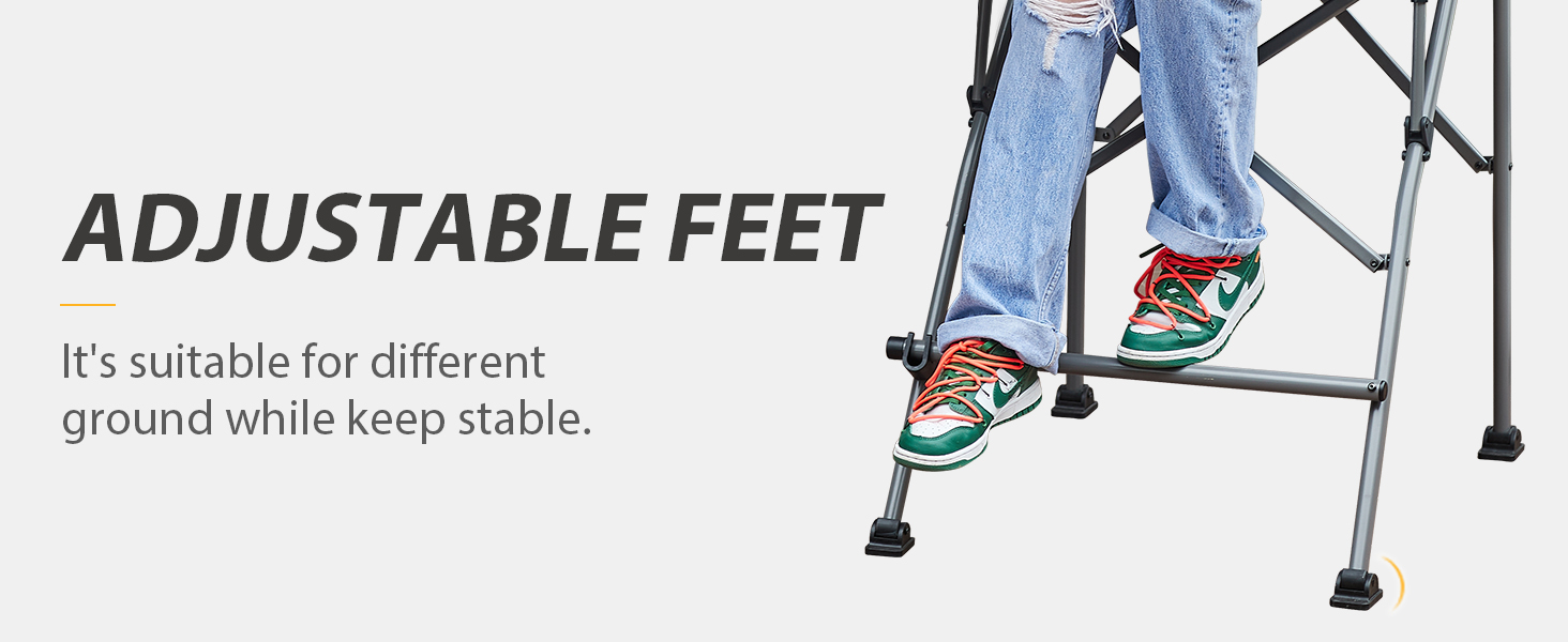 Wide feet