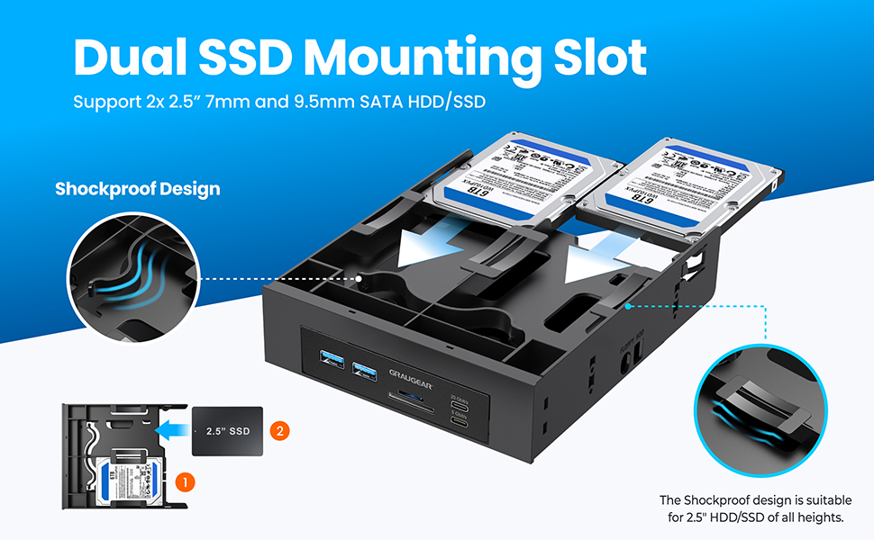 high-speed USB 3.0 front panels for your PC