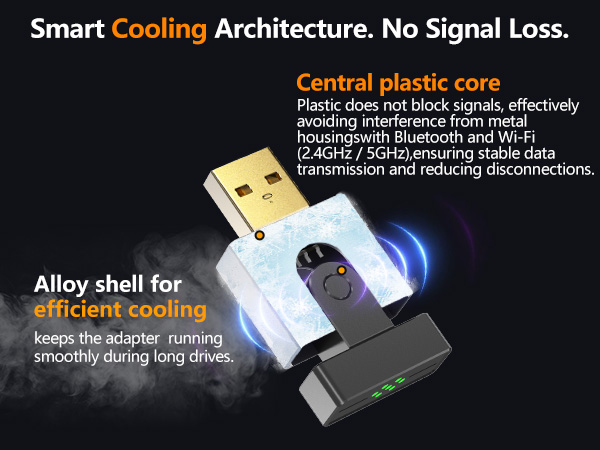 mini wireless carplay/android auto adapter