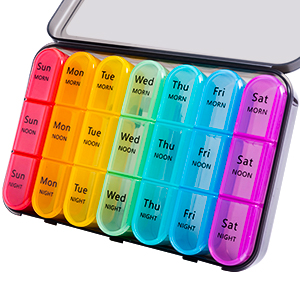 pill organizer 3 times a day