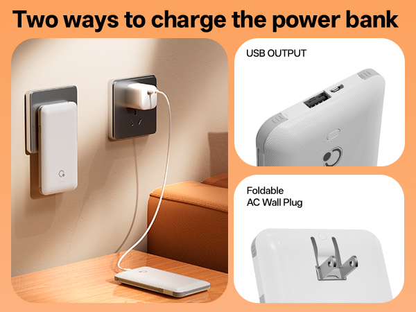 power bank with wall plug