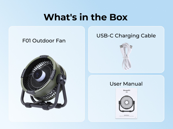 Complete Outdoor Fan Set