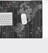 KTRIO Large Gaming Mouse Pad with Stitched Edges, Extended Mousepad with Superior Micro-Weave Clo...