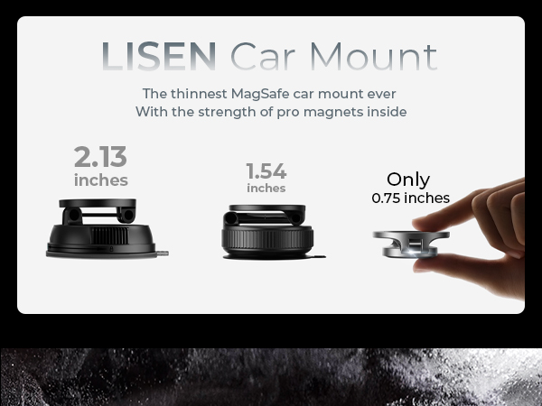 magnetic phone holder for car
