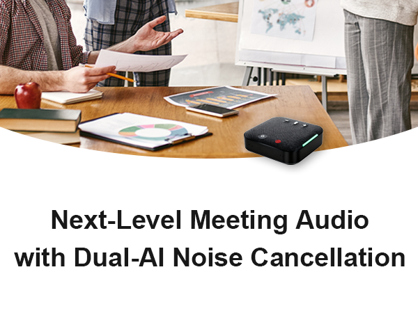 Dual-Way AI Noise Canceling—Talk &amp; Hear Clearly