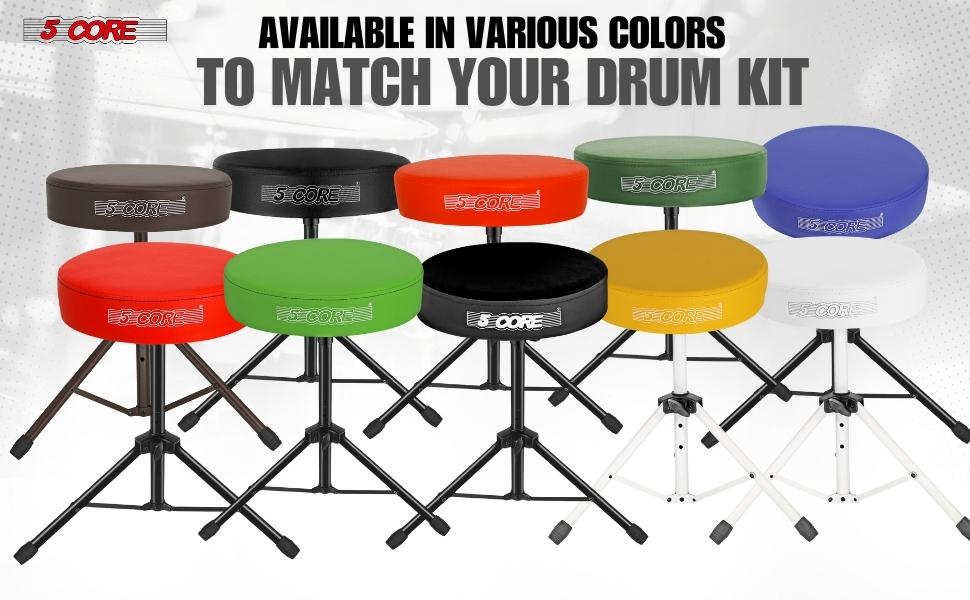 Drum Throne Padded Guitar Stool Music Chair for Adults and Kids