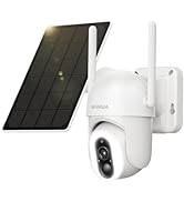 SEHMUA Solar Security Cameras Wireless Outdoor with 500-Lumen Super-Bright LEDs Spotlights, 2K 36...