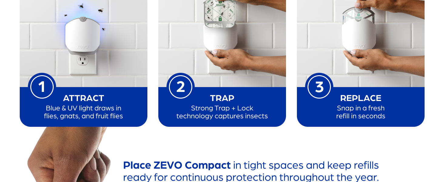 easy 3 step setup