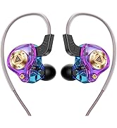 Piluyaa Wired Gaming Headphones IEM Earphones with 1DD,QKZ ENZO in Ear Monitor, HiFi Earbuds, Bas...
