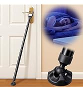 3-in-1 Door Security Bar, Heavy-Duty Metal Rod Sliding Patio Door Security Bar with 2.8" Non-Slip...