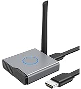 Wireless HDMI Display Dongle Adapter 4K, Wireless Receiver, Streaming Media Video/Audio/File HDMI...