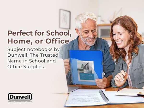 Premium College Ruled, 5 Subject-Perfect for School, Home, or Office
